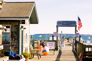 Southwest Harbor, Mount Desert Island, Maine, USA - obrazy, fototapety, plakaty