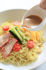 Japanese cuisine, summer cold ramen