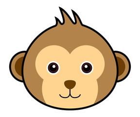 Cute Monkey Vector