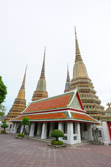 Fototapeta premium Famous Pagoda at Wat Pho, Thailand