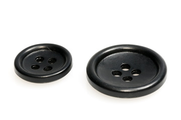 boutons sur fond blanc