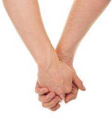 male and female hands (palms)