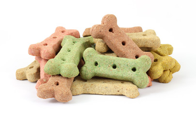 Group of dog biscuits - 23462174