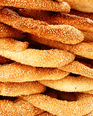 traditional Greek round buns 