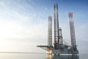 Oil drilling rig - Offshore