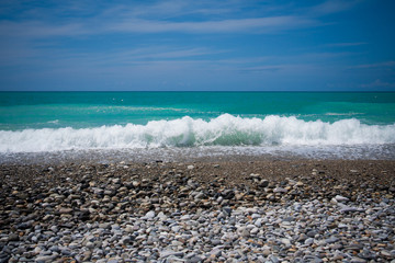 turquoise sea & blue sky