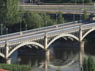 Puente de hierro en Salamanca