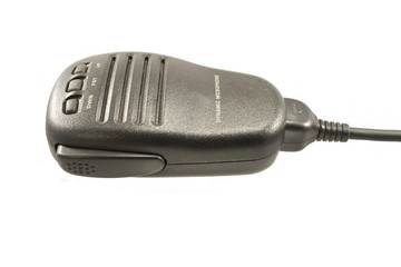 microfone PTT em fundo branco