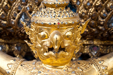 Golden Garuda in The Grand Palace Bangkok, Thailand
