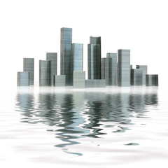 Fototapeta premium City (agrafes)