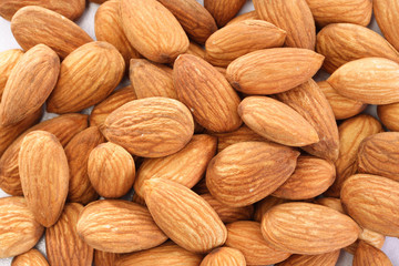 Fresh almonds for backgrounds