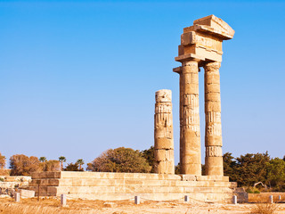 Acropolis in Rhodes Island