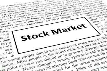 Obraz premium stock market