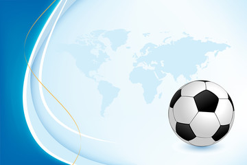 Background with Soccer Ball