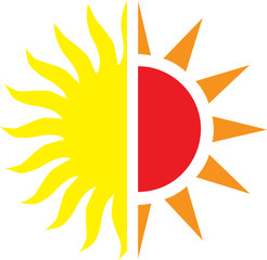 sun vector illustration
