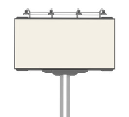 Empty advertisement hoarding © Alex Mit