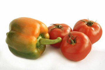 tomatoes and paprica