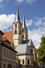 Fototapeta na wymiar Kirche Bad Wimpfen
