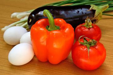 appetizing light vegetables snack