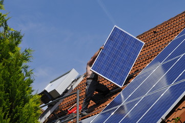 Obraz premium Solarstrom