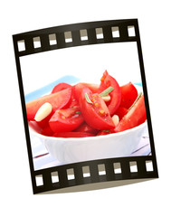 geschnittene tomate