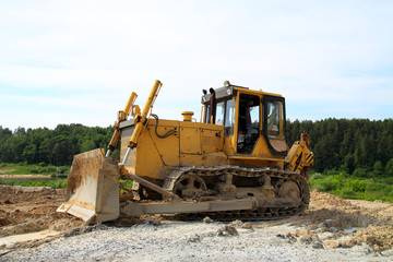 Obraz premium Bulldozer