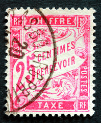 25 centimes à percevoir