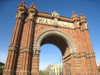 Obraz premium arc de triomphe de barcelone