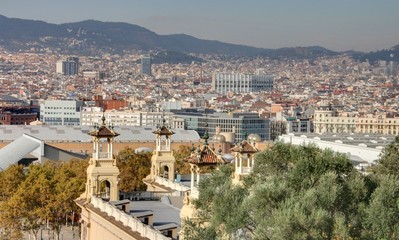 Fototapeta premium vue de Barcelone