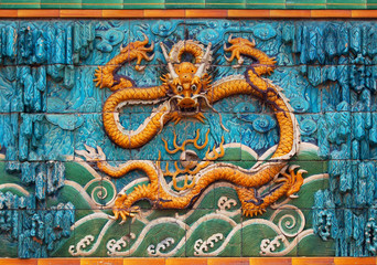 Fototapeta premium Emperor Dragon, decoration from Forbidden City