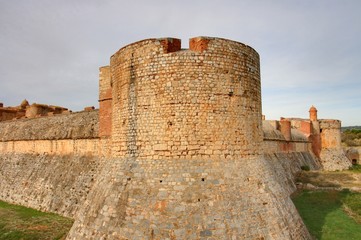Fototapeta na wymiar forteresse du languedoc