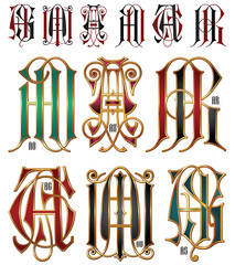 letters for corporate identity and product design