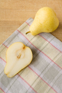 Two Yellow Pears