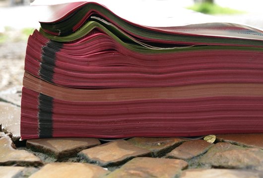 geknickte seiten