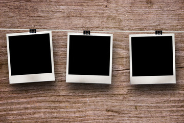 Old photography, historical polaroid