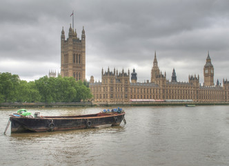 Fototapeta na wymiar London Boat HDR