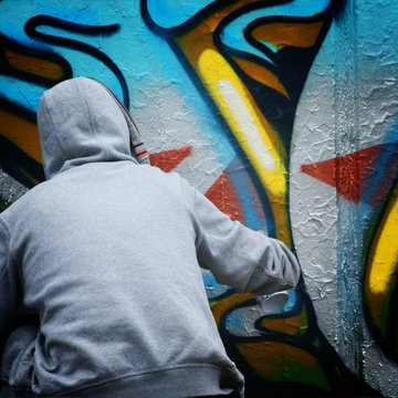 Fototapeta Graffiti - modern way of art