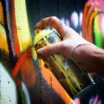 Fototapeta Graffiti - modern way of art