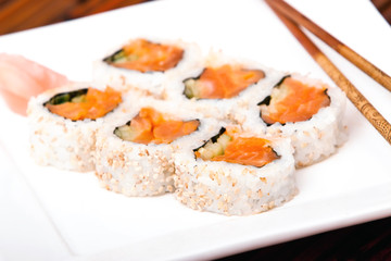 Salmon rolls