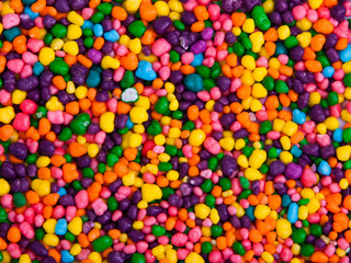Fototapeta na wymiar Vibrant colored candy