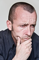 Fototapeta premium soucieux