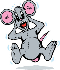 Terrified Mouse