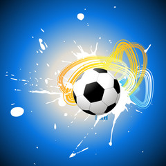 Naklejka premium football vector artistic design