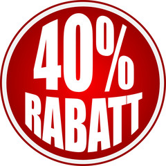 40% Rabatt