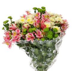 bouquet  flowers,  isolated.