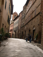 morning in the Tuscan town