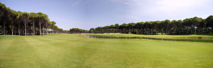 panorama of golf club