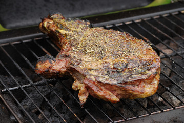 côte de boeuf au barbecue