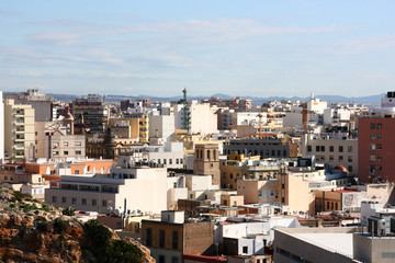 Almeria aerial view