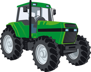 Naklejka premium Traktor, Zugmaschine
